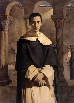  rom - Porträt des Pater Dominique Lacordaire des Ordens des Pred romantische Theodore Chasseriau